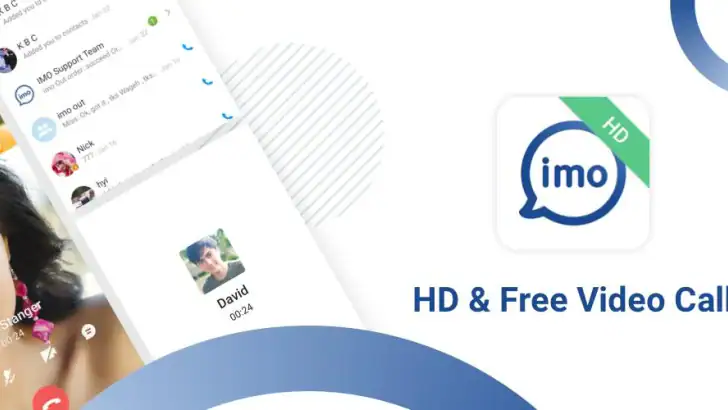imo HD - Video Calls and Chats feature graphic