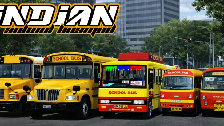Indian School Bus Mod feature graphic