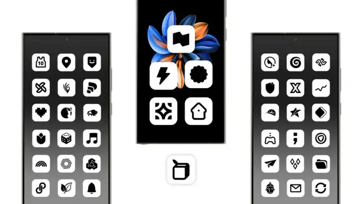 iWhite OS Icon Pack feature graphic