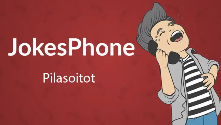 JokesPhone Pilapuheluita feature graphic