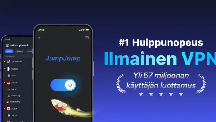 JumpJumpVPN: Nopea ja varma feature graphic