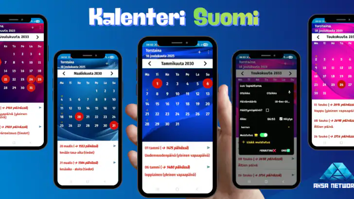 Kalenteri Suomi 2026 feature graphic