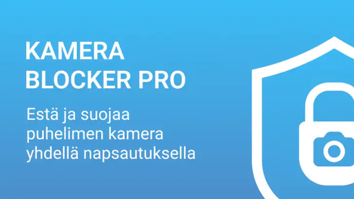 Kamera Blocker Pro: Suojaus feature graphic