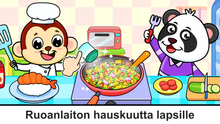 Kokkauspelit lapsille feature graphic