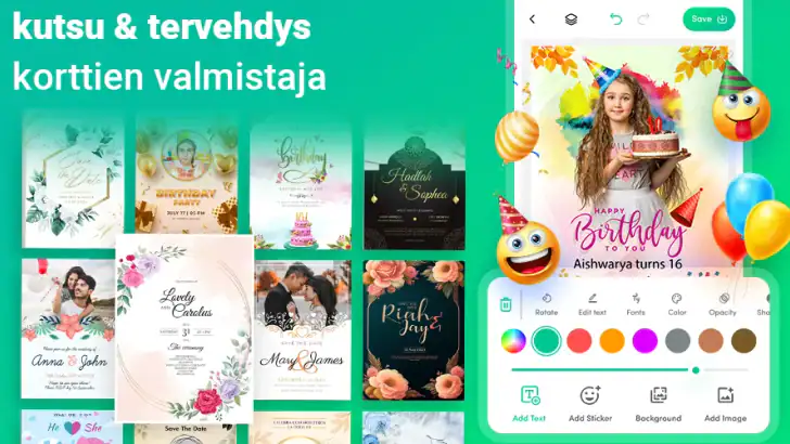 kutsu luoja syntymäpäivä kortt feature graphic