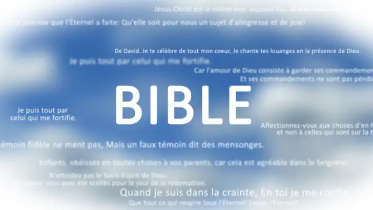 La Sainte Bible, Louis Segond feature graphic