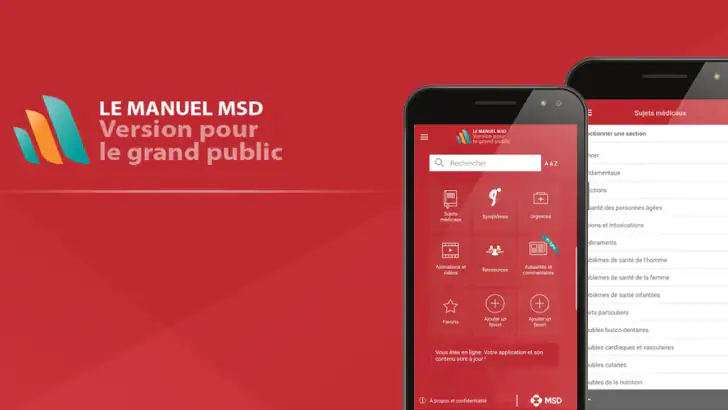 Le Manuel MSD grand public feature graphic