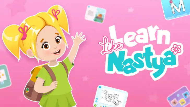 Learn Like Nastya: Kids Games feature graphic