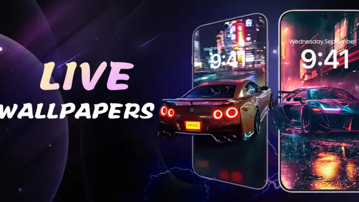 Live Wallpapers - VibeWalls feature graphic