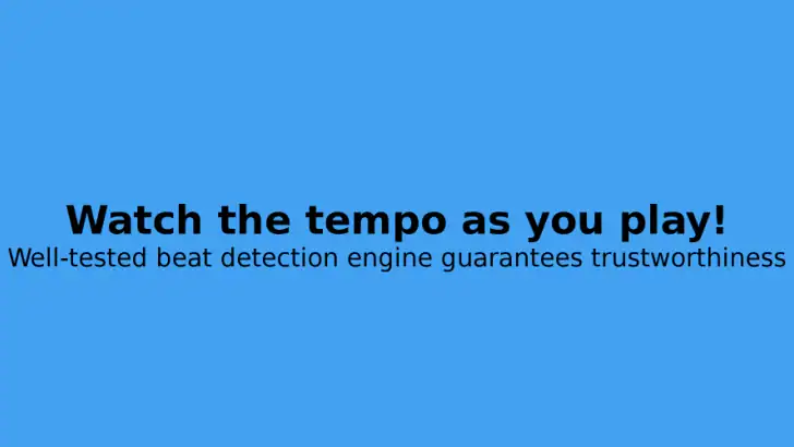 liveBPM - Beat Detector feature graphic