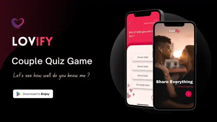 Lovify: Fun Couple Games feature graphic