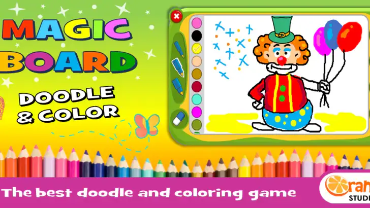 Magic Board - Doodle & Color feature graphic