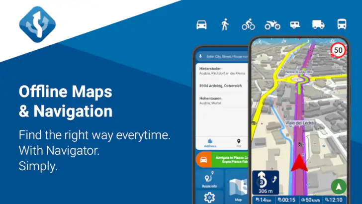MapFactor Navigator feature graphic