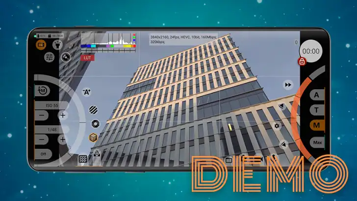 mcpro24fps demo - video camera feature graphic
