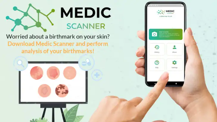 Medic Scanner - skin analyze feature graphic