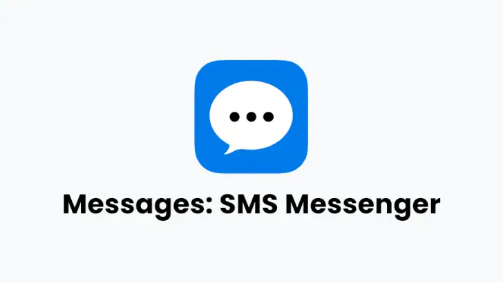 Messages: SMS Messenger feature graphic