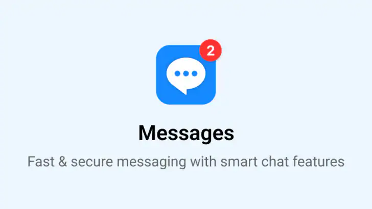 Messages: Text SMS feature graphic
