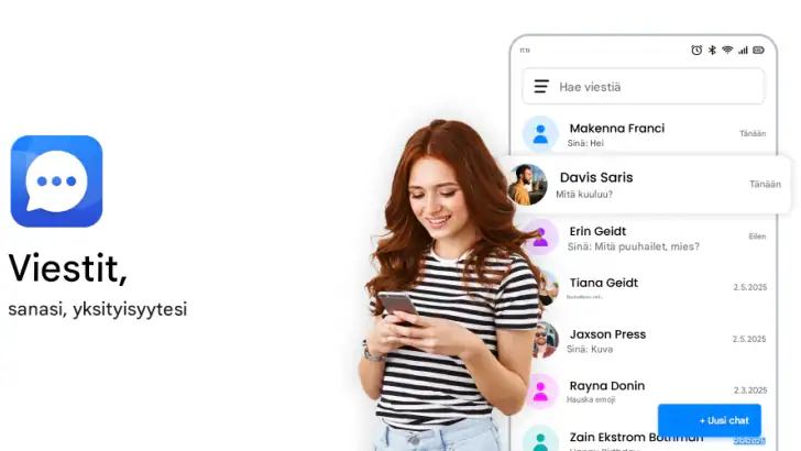 Messenger - Tekstiviestit feature graphic