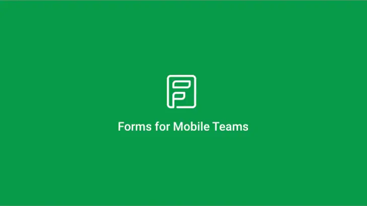 Mobile Forms App - Zoho Forms feature graphic