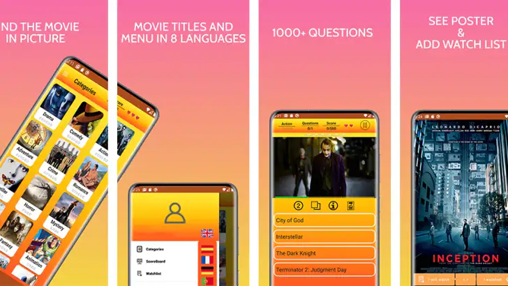 Movie Quiz: Movie Knowledge feature graphic