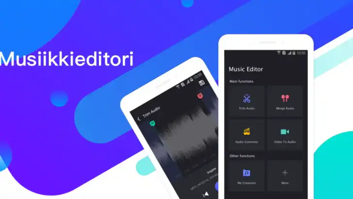 Musiikkieditori feature graphic