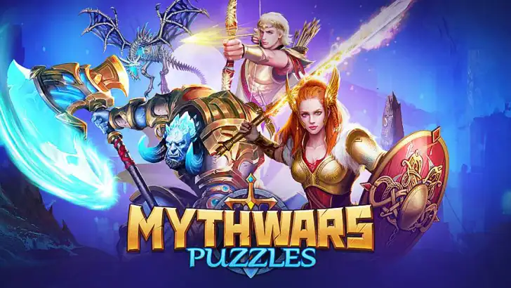MythWars & Puzzles: RPG Match3 feature graphic