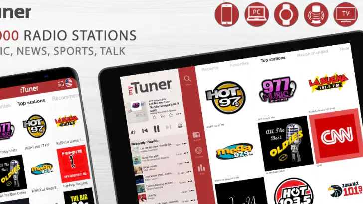 myTuner Radio Suomi nettiradio feature graphic
