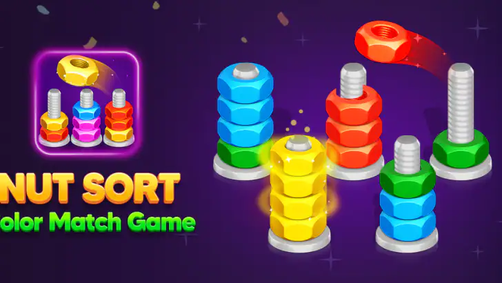 Nut Sort: Color Sort Master feature graphic