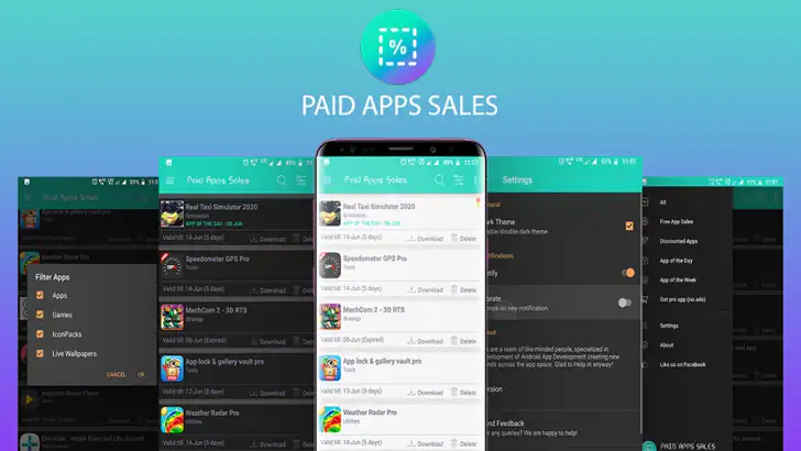 Paid Apps Sales Pro feature graphic