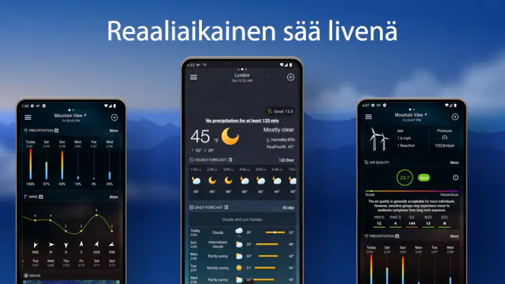 Paikallinen sääennuste - Tutka feature graphic