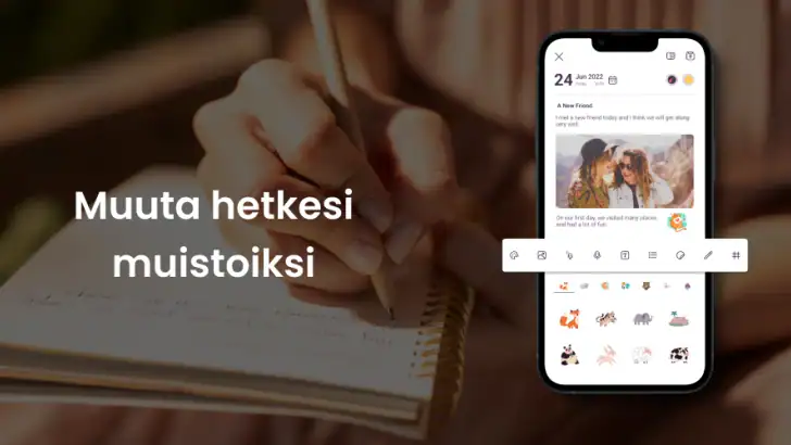 Päiväkirja & Private Notes feature graphic