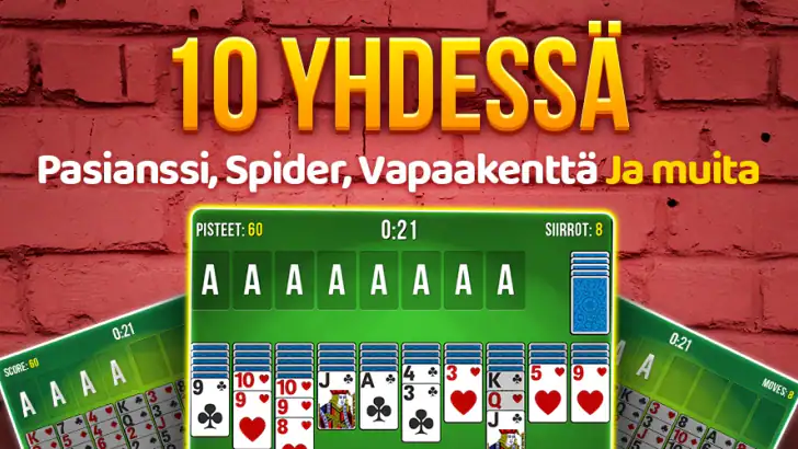 Pasianssikokoelma feature graphic