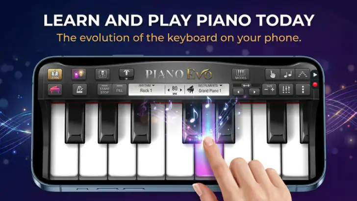 Piano Evo: Learn Songs & Music feature graphic
