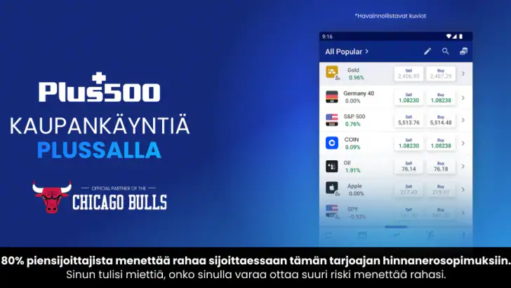 Plus500-kaupankäynti feature graphic