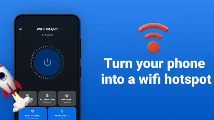 Portable WiFi - Mobile Hotspot feature graphic