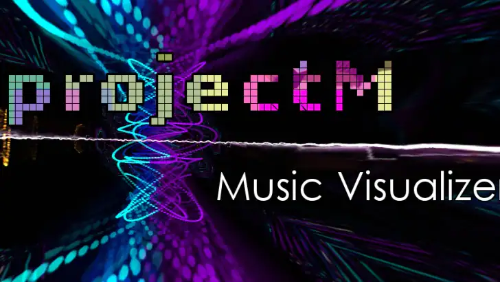 projectM Music Visualizer TV feature graphic