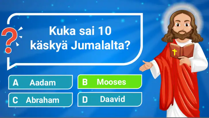 Quiz: Raamattu - Kristinusko feature graphic