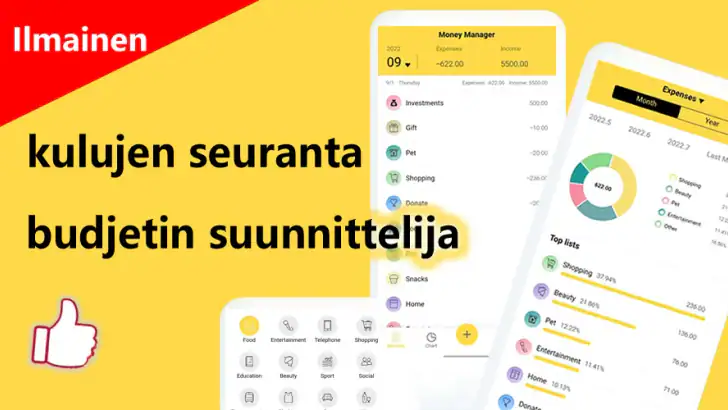 Rahanhoitaja–Kulujen Seuranta feature graphic