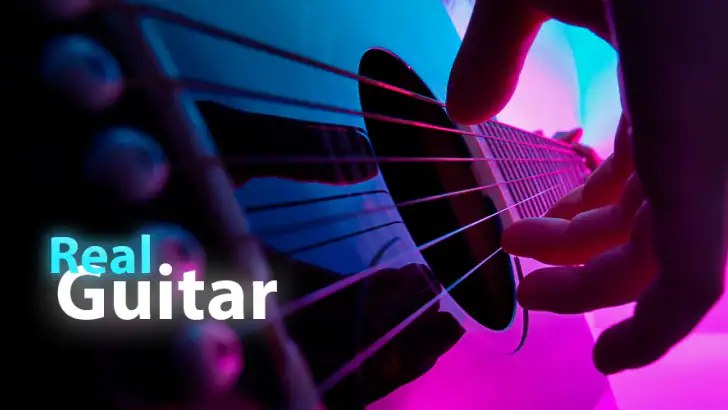 Real Guitar - Tabs and chords! feature graphic