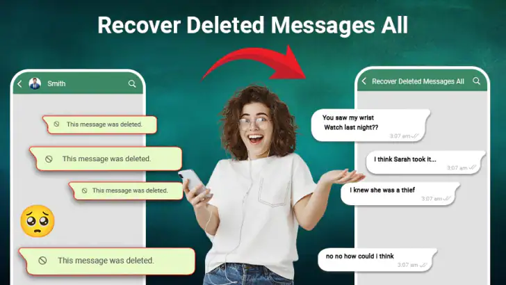 Recover Deleted Messages All feature graphic