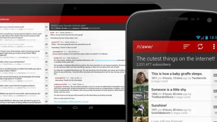 RedReader feature graphic
