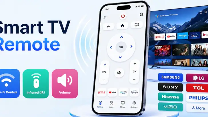 Remote for TV: Smart TV Remote feature graphic