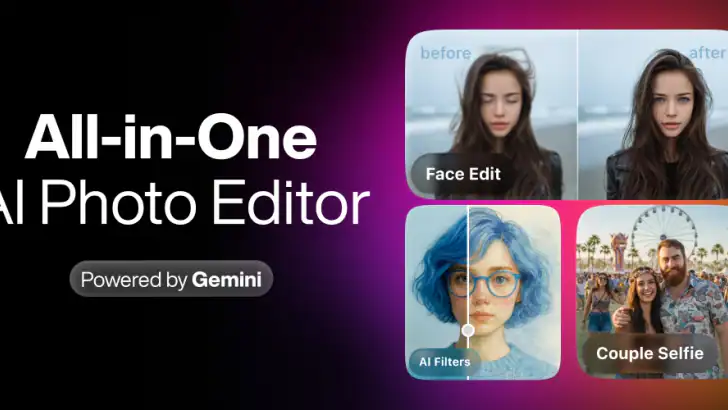 ReShoot: AI Photos & Edits feature graphic