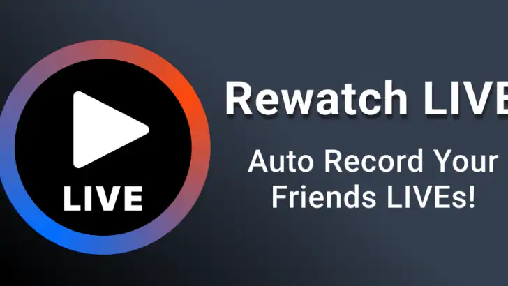 Rewatch LIVE: Save Live Stream feature graphic