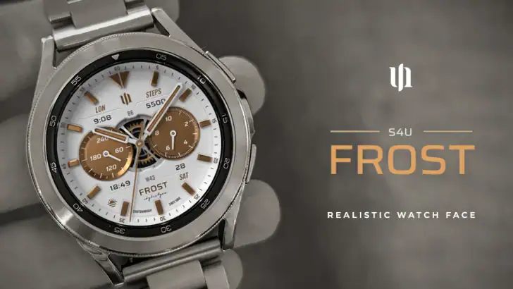 S4U Frost - classic watch face feature graphic
