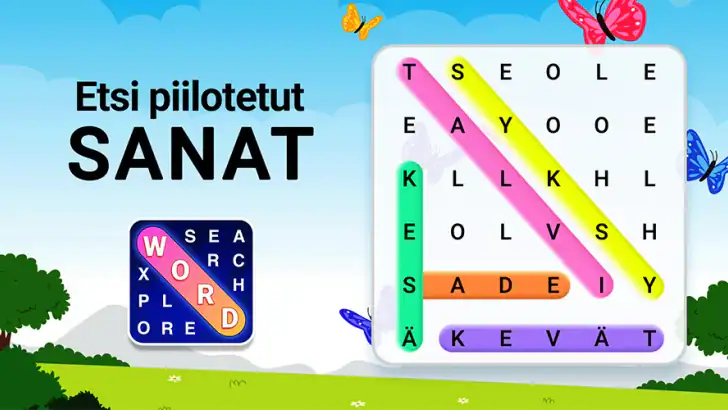 Sanaetsintä - Sanapeli feature graphic