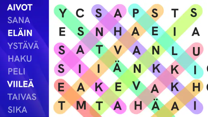 Sanahaku: Sanapeli feature graphic