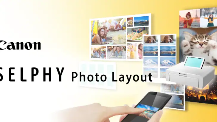SELPHY Photo Layout feature graphic