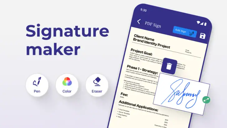 Signature On Docs & Photos feature graphic