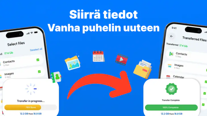 Smart Switch: Kloonaa Puhelin feature graphic